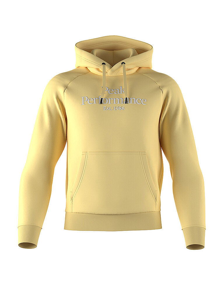 PEAK PERFORMANCE Kapuzensweater - Hoodie  gelb | M